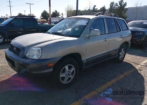 2003 Hyundai Santa Fe Gls/Lx z USA, uszkodzony, nr VIN KM8SC13D53U432516
